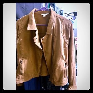 Camel Moto Style Jacket